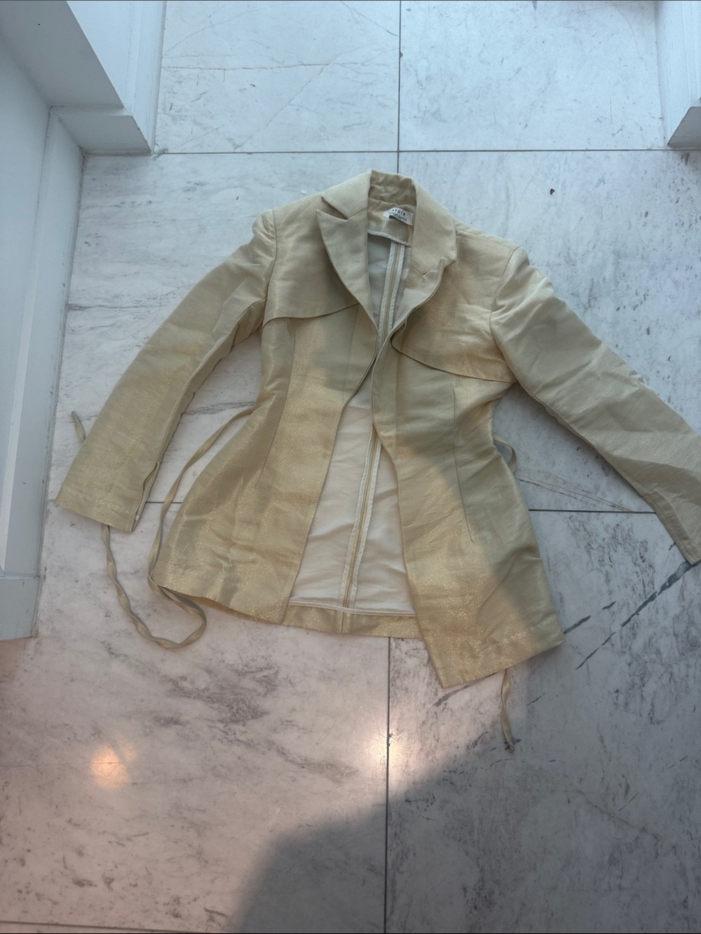Atoir - Light Cream Women's Tailored Jacket